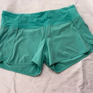 Lululemon Women’s Athletic Running Shorts Teal Green Size 8